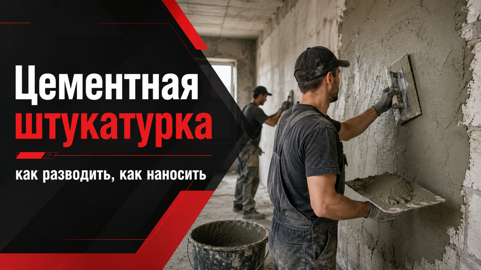 Цементная штукатурка: как разводить, как наносить Цементная штукатурка: как разводить, как наносить