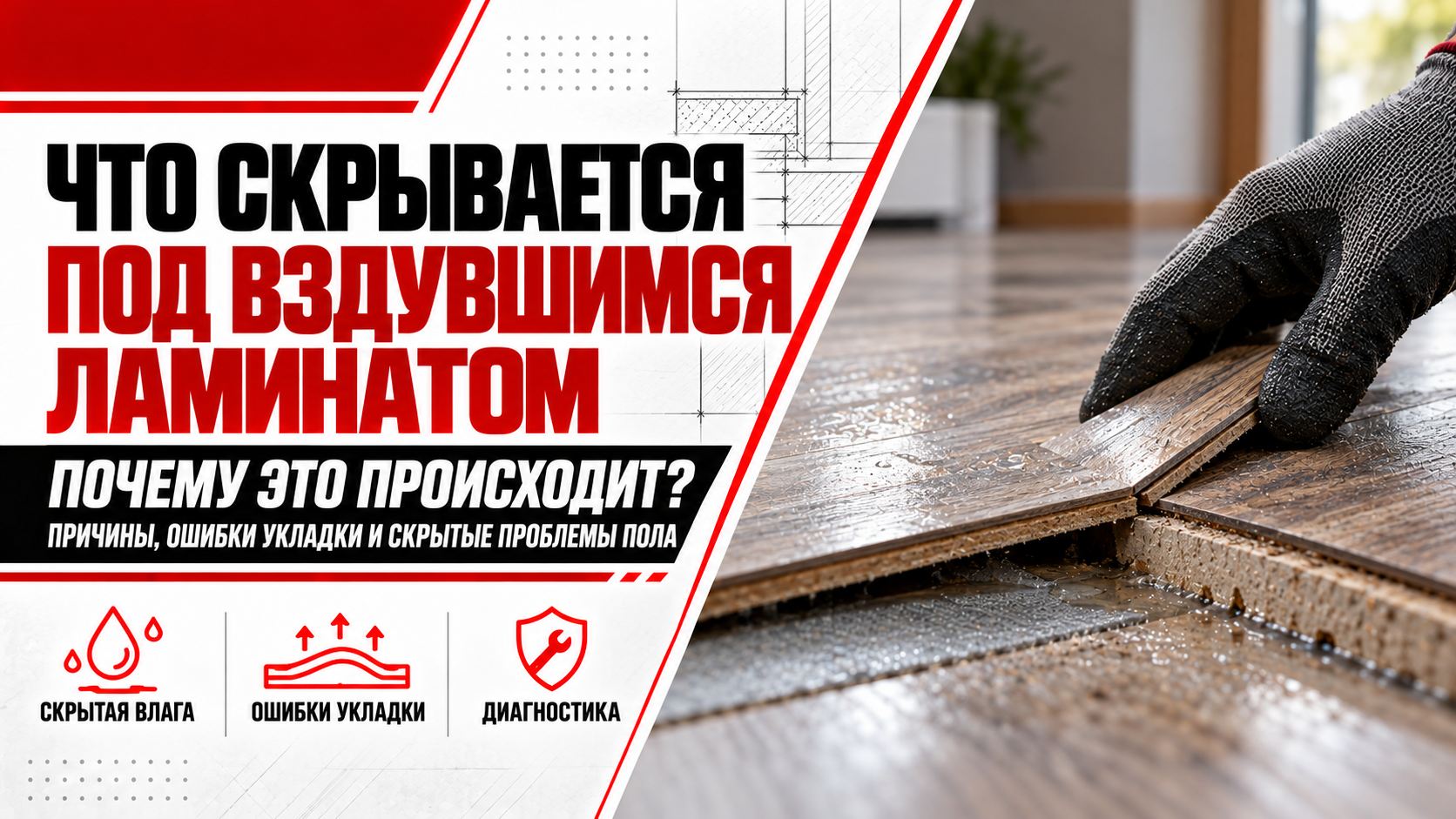 Что скрывается под вздувшимся ламинатом? Причины, о которых многие узнают слишком поздно Что скрывается под вздувшимся ламинатом? Причины, о которых многие узнают слишком поздно