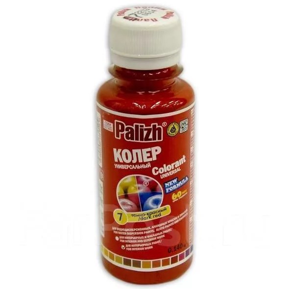 Колер-паста №07 Темно-красная 100мл