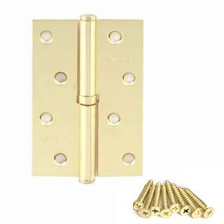 Петля накладная Avers 100*75*2,5-B-G (зол) левая