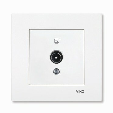 Розетка TV  SZ 38 (белая)