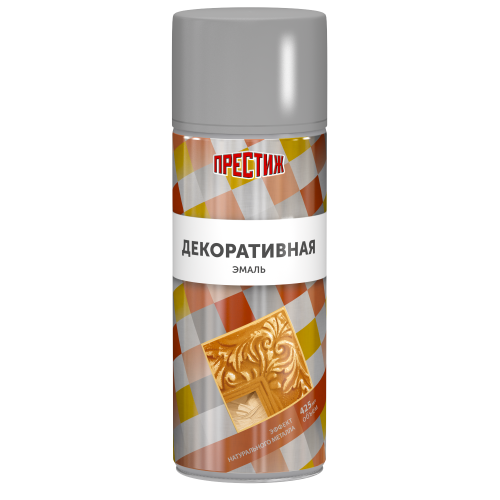 Эмаль Аэрозольная Металлик СЕРЕБРО 425мл Престиж