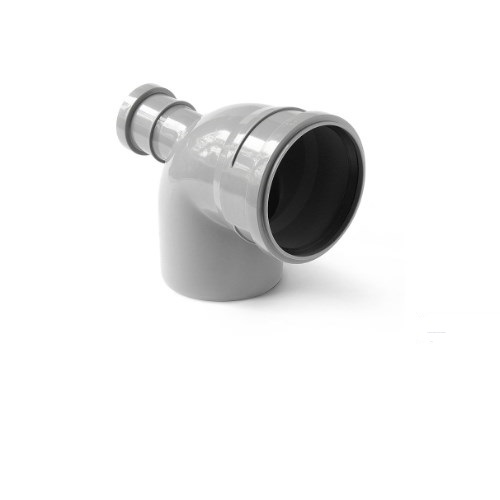 Отвод Политрон Ду110х90°х50 задний (1 10)