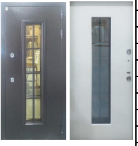 Дверь входная Лондон-ТЕРМО Антик медь/Белый ясень 960*2050 правая