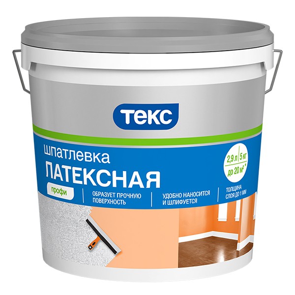 Шпаклевка ТЕКС латексная Профи 5кг
