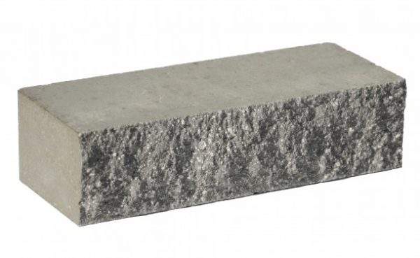 Кирпич Гиперпресс ДС 0,5НФ с фаской Асфальт (512)