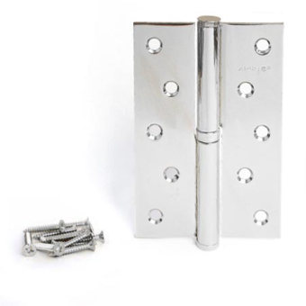 Петля врезная Apecs 120*80-В-Steel-CR-L (хром)