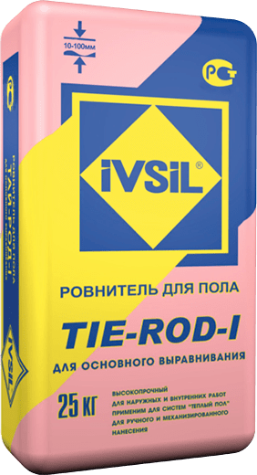 Ровнитель для пола IVSIL TIE-ROD-1 внутр./нар. работы, теплый пол  25кг (48)