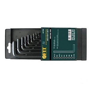 Ключи шестигранные в блистере  9шт (1,5-10мм) FIT 64195
