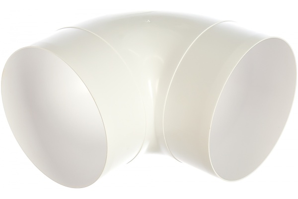 Колено круглое, пластик, 90, D100