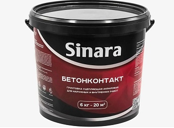 Грунт бетонконтакт 6кг SINARA