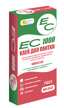 Клей для плитки ЕС 1000 керамика вн.работы 25кг(54)