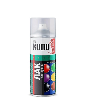 Лак KUDO универсальный акриловый глянец 520мл KU-9002