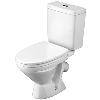 Унитаз Santek Лига  унитаз-компакт, диагон.выпуск, 2 режима,антивсплеск,сиденье дюропласт 1.WH30.2.141