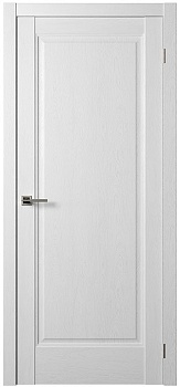 Дверное полотно НОВА 1 (Ясень белый (ТМК),глухая, 600*2000, врезка подзащелку 96)