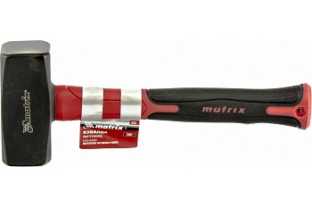 Кувалда 1500гр фибергласовая обрезинен. рукоятка Matrix 10952