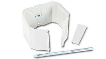 Держатель трубы 76*102 (на кирпич) RAL 1015