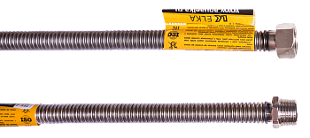 Сильфонная подводка для газа 1/2"х0.6 г/г "ELKA"
