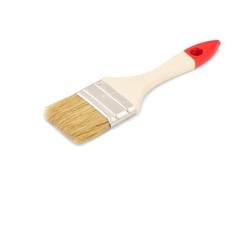 Кисть 100мм плоская натуральная щетина дерев. ручка Color Expert 81269912