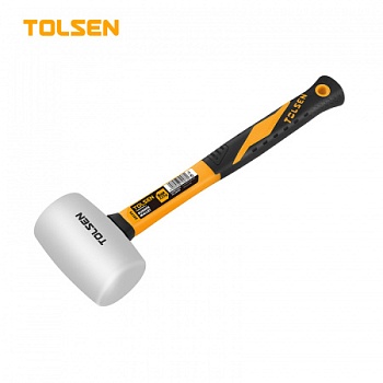 Киянка резиновая 450г, фибергласовая ручка TOLSEN Industrial 25175