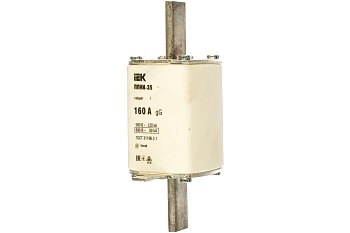 Вставка плавкая ППНИ -35 160А габарит 1 IEK DPP30-160