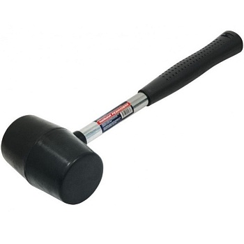 Киянка резиновая 900гр, металическая ручка 80мм FIT 45480