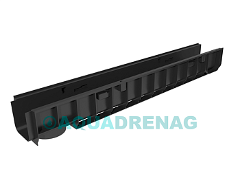 Лоток водоотводный пластиковый Aquadrenag ЛВП Classic AQD DN100 H120
