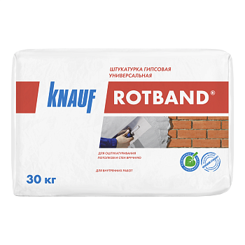 Штукатурка гипсовая КНАУФ РОТБАНД (ROTBAND) 30кг(40)