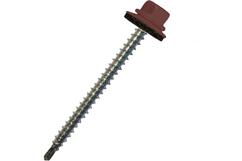 Саморез кровельный 4,8х35 красная окись 3009 (200/250/3000шт)