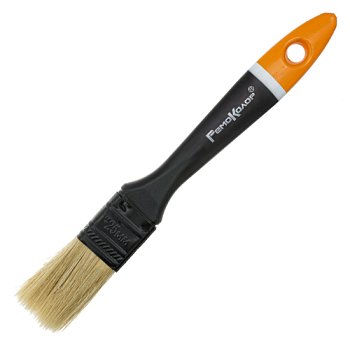 Кисть плоская натуральная щетина 38мм РемоКолор  01-8-115