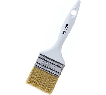 Кисть 65х15мм светлая смеш.щетина универсальная пласт.ручка "STANDARD" 700-063