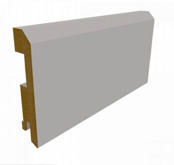 Плинтус напольный Albero МДФ ЭМАЛЬ Серый 75*16*2070 мм