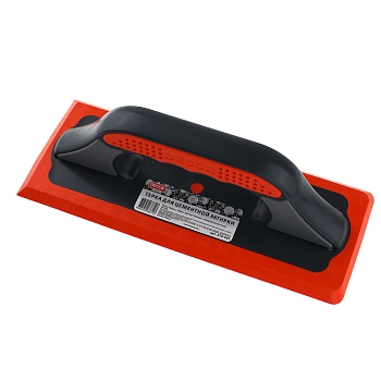 Терка DECOR 260*100мм мягкая оранж.резина 570-001