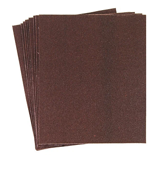 Бумага наждачная 230*280 мм Р80 влагостойкая на тканевой основе (10шт) FIT 38008