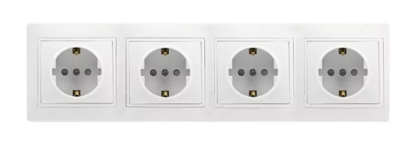 Рамка Smartbuy 4 поста белая