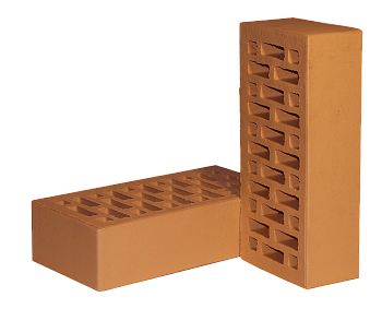 Кирпич керамический Новомосковский 1НФ Красный TerraBricks М-150 (480 шт)