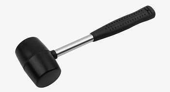 Киянка резиновая 230гр, металическая ручка 50мм FIT 45445