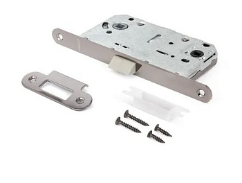 Защелка врезная Apecs 5300-P-WC-BLM (черный ), пласт.язычок, под фиксатор