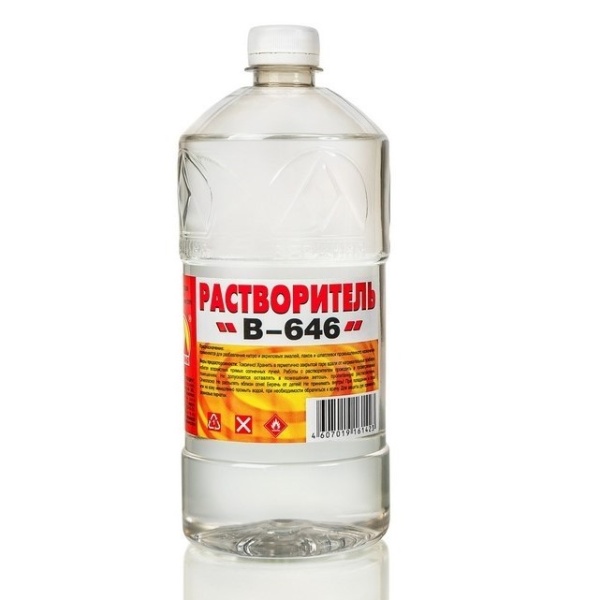 Растворитель 646 1л ВЕРШИНА  (12шт в 1уп)