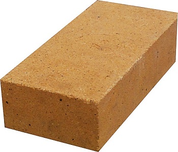 Кирпич шамотный огнеупорный ШБ-5 (230х114х65) НОВОМОСКОВСКИЙ (385 шт)