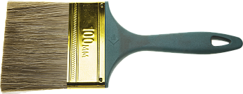 Кисть 100мм плоская смешанная щетина Зубр Лазурь 4-01014-100