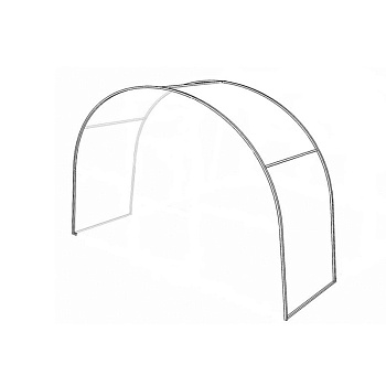 Каркас удлинителя 2х3х2м теплицы Южанка 1м