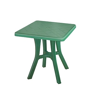 Стол квадратный темно-зеленый 70х70 Эльф 084
