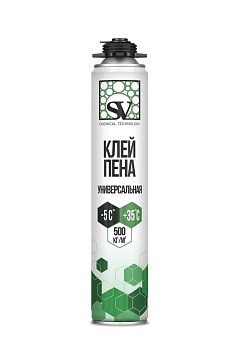 Пена-клей профессиональная SV, всесезонная 670 мл (780г)