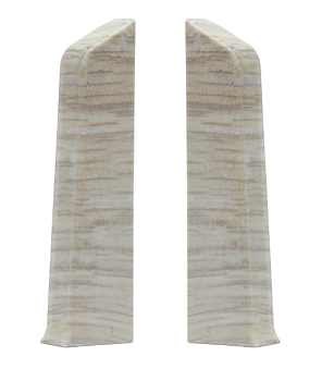 Торцевые заглушки ПРАВАЯ  пвх ROYCE 80 мм - 307 Дуб Хедсон