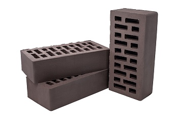 Кирпич керамический Тербунский Гончар 1НФ Графит М250 (264шт) Липецк