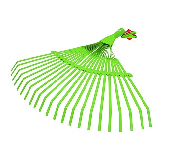 Грабли веерные металл. 22 плоских зуба ,усиленные 390 мм "Feona"004-0004