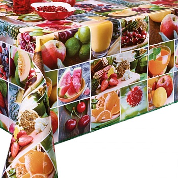 Клеенка столовая из ПВХ нетканая основа Dekorama 1,40х20м 106A