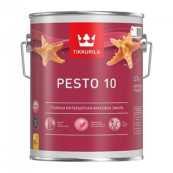 Эмаль универсальная PESTO 10 матовая 0,9 А TIKKURILA