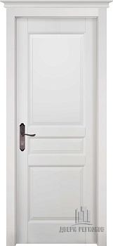 Дверь межкомн. Гармония, массив ольхи, Эмаль белая,  800*2000 (витрина)